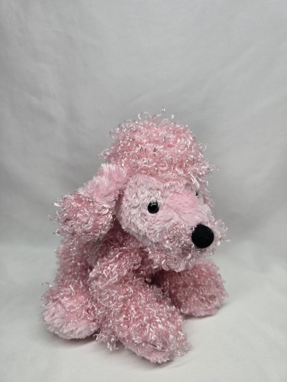Ganz Webkinz Pink Poodle HM107 Stuffed Animal Plush Toy NO CODE Retired